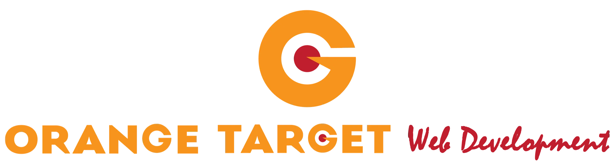 Orange Target Web Development Logo